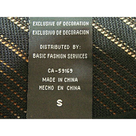 Mario Serrani Italy Womens Swim Suit Cover Up Black Lightweight Eyelet Sz Small - Picture 6 of 12